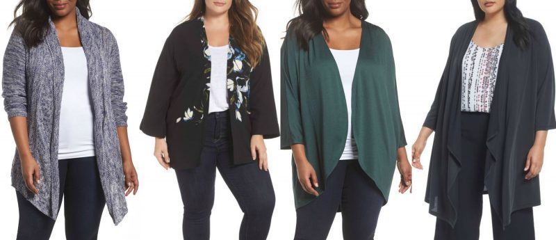 Plus size cardigans for summer in stores now | 40plusstyle.com