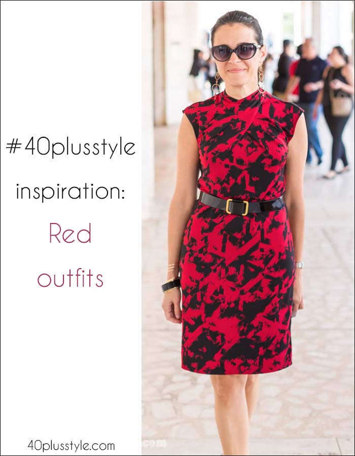 #40plusstyle Inspiration: 21 stylish looks featuring ladies in red!