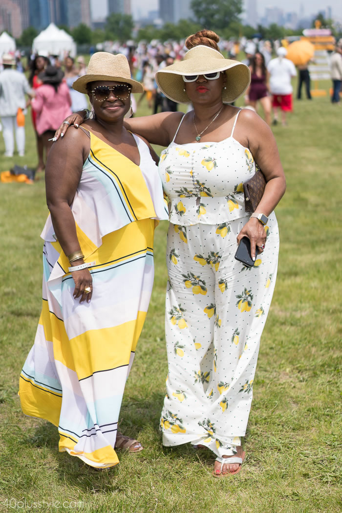 Gorgeous in pastel yellow at the veuveclicquot polo classic 2018 | 40plusstyle.com
