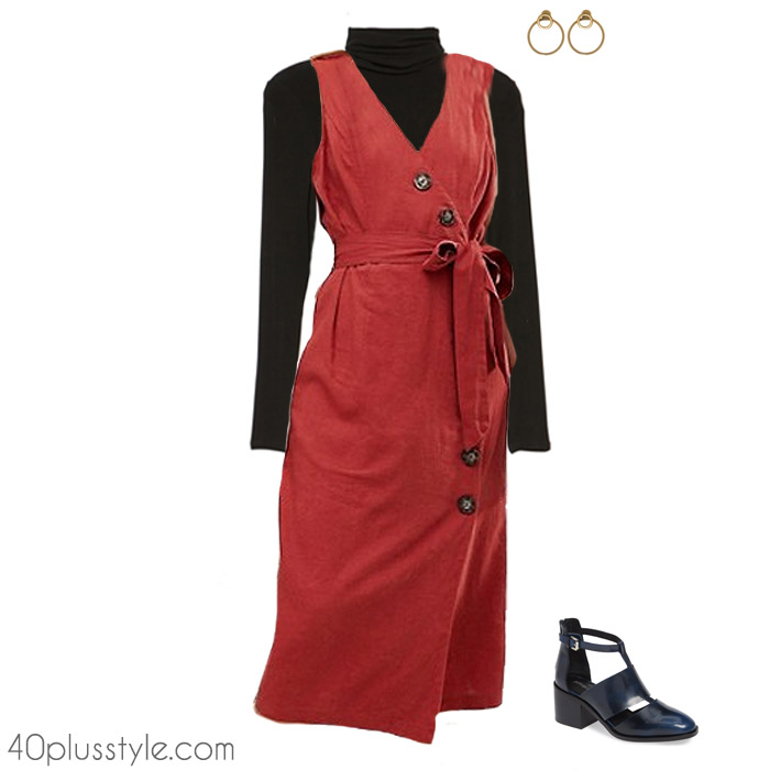 Style for women over 40 - The button front dress | 40plusstyle.com