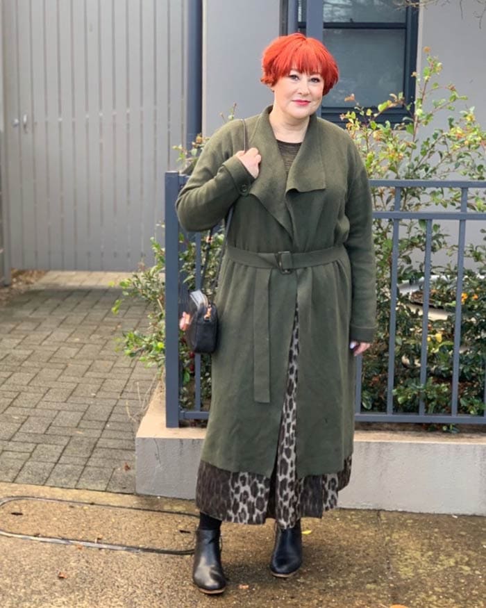 green belted coat | 40plusstyle.com