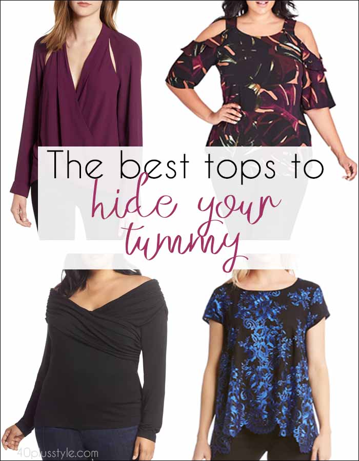 best blouses to hide tummy