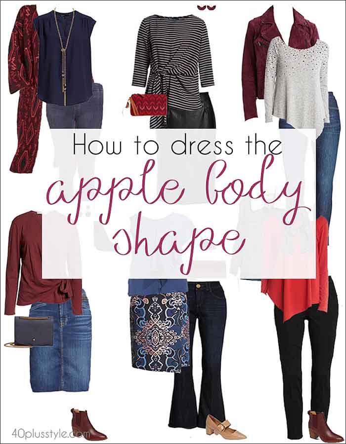 apple shaped body fashion