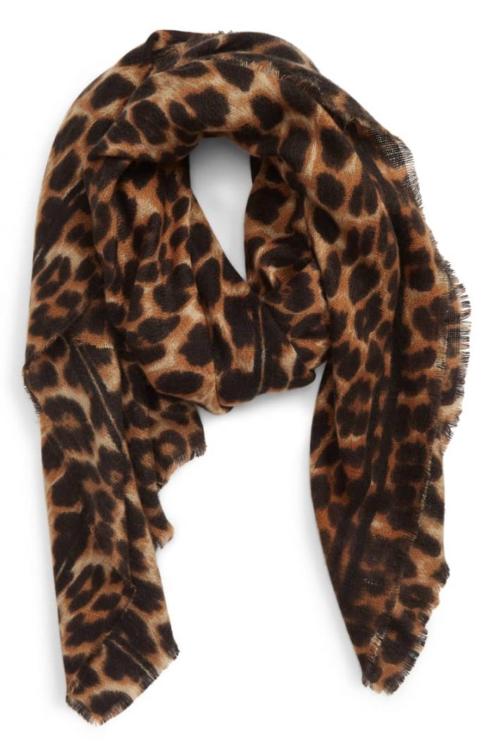 Animal print scarf | 40plusstyle.com