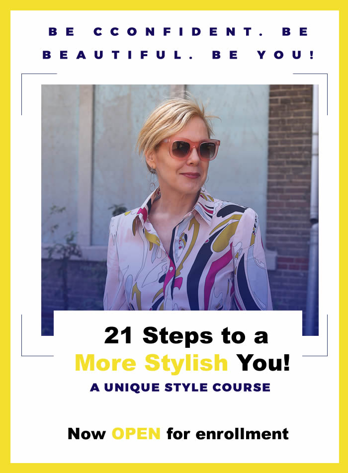 21 steps to a more stylish you course | 40plusstyle.com