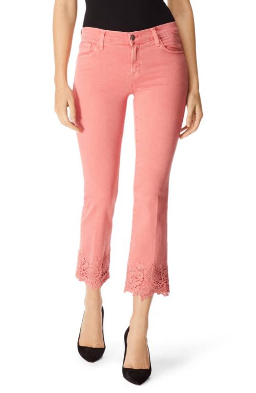 coral jeans for summer | 40plusstyle.com