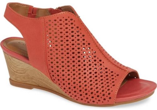 comfortable and stylish coral shoes for summer | 40plusstyle.com