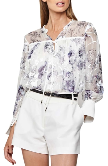 sheer top to hide arms | 40plusstyle.com