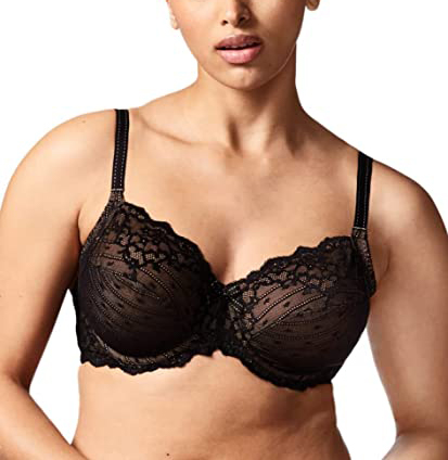 Sylish bras for women with big busts - Chantelle Rive Gauche Full Coverage Unlined Bra | 40plusstyle.com