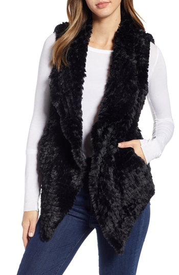 Faux fur vests for women over 40 | 40plusstyle.com