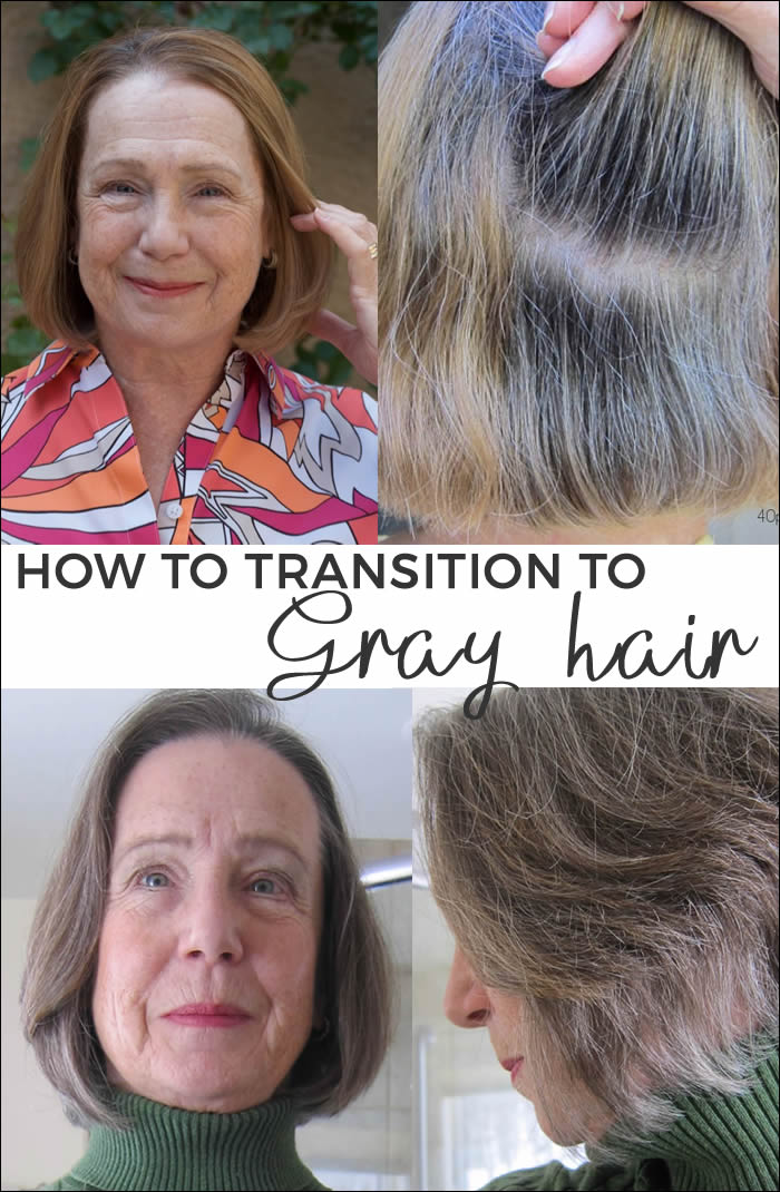 How to transition into gray hair | 40plusstyle.com