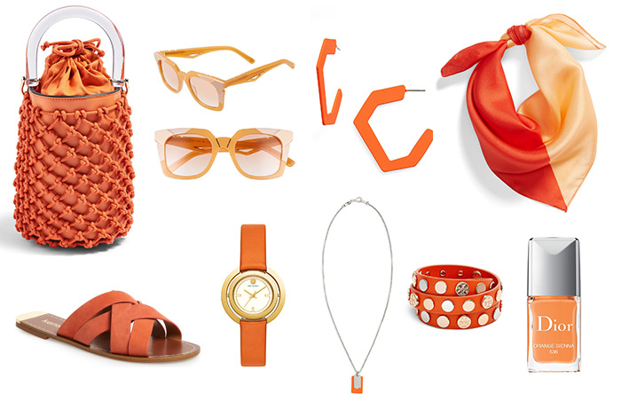 How To Wear Orange 7 Color Combinations To Get You Started This Coming   Orange Accessories 