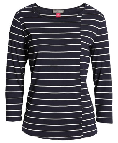 striped top | 40plusstyle.com