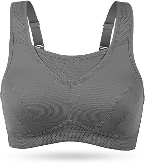 Wingslove Full Coverage High Impact Wirefree Sports Bra | 40plusstyle.com
