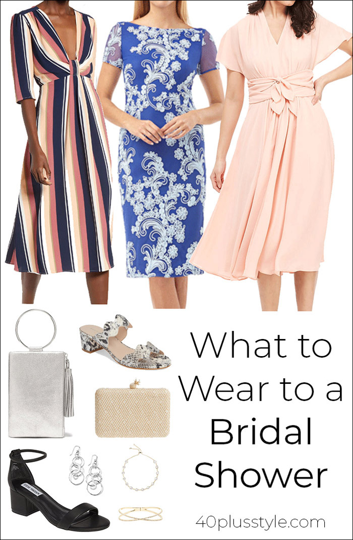 What color to outlet wear to bridal shower