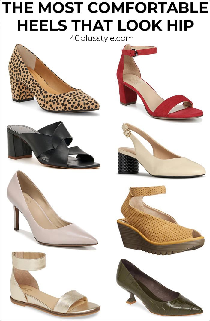 The most comfortable heels for women over 40 | 40plusstyle.com