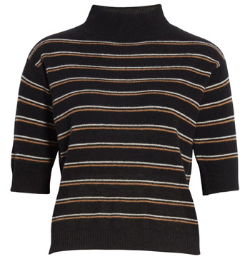 striped cashmere sweater | 40plusstyle.com