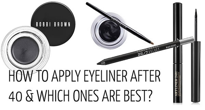How to apply eyeliner after 40 | 40plusstyle.com