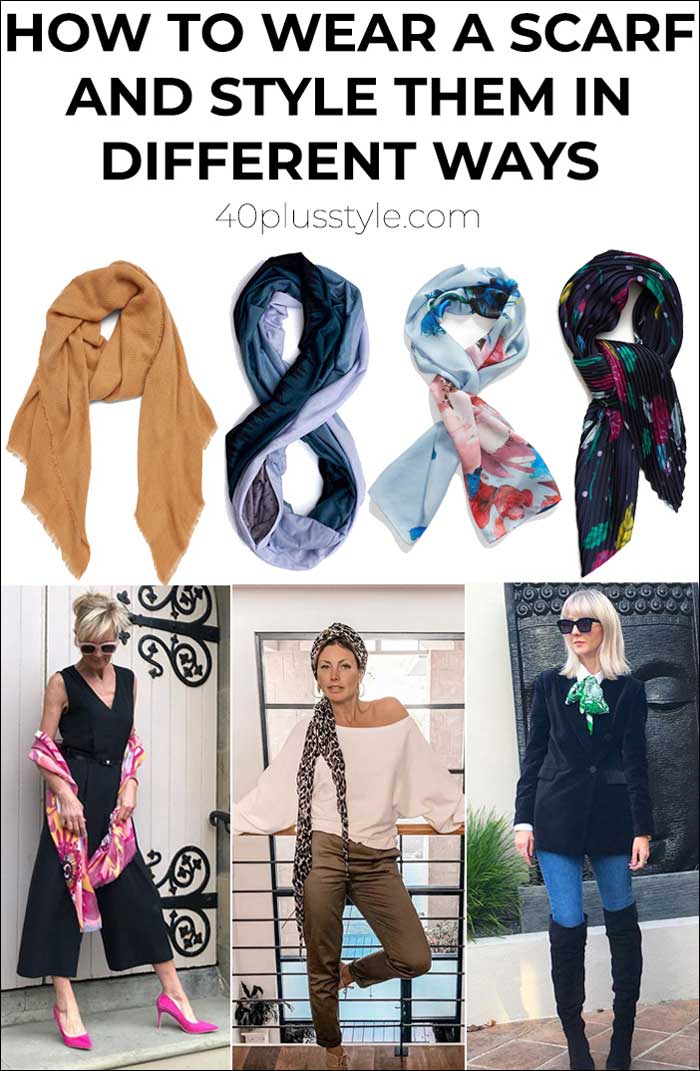 Scarf dressing style sale