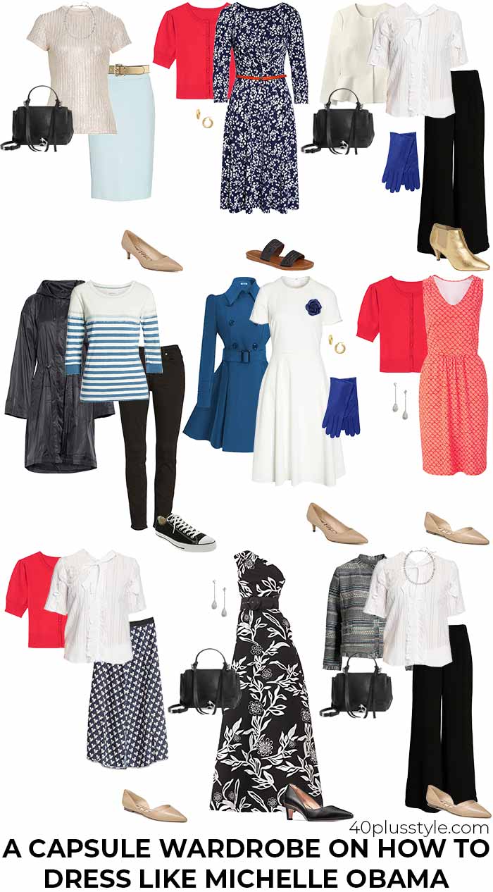 How to dress like Michelle Obama: a capsule wardrobe | 40plusstyle.com