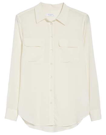 White sheer blouse | 40plusstyle.com