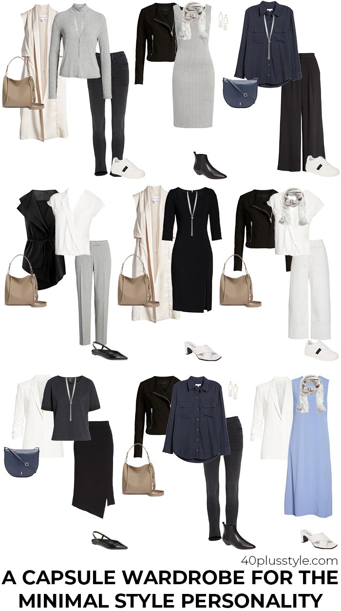 A capsule wardrobe for the minimal style personality