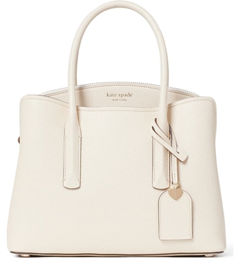 Kate Spade New York leather satchel | 40plusstyle.com