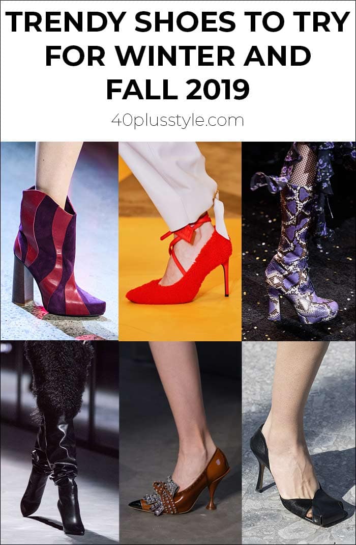 Trendy shoes to try for winter and fall 2019 | 40plusstyle.com
