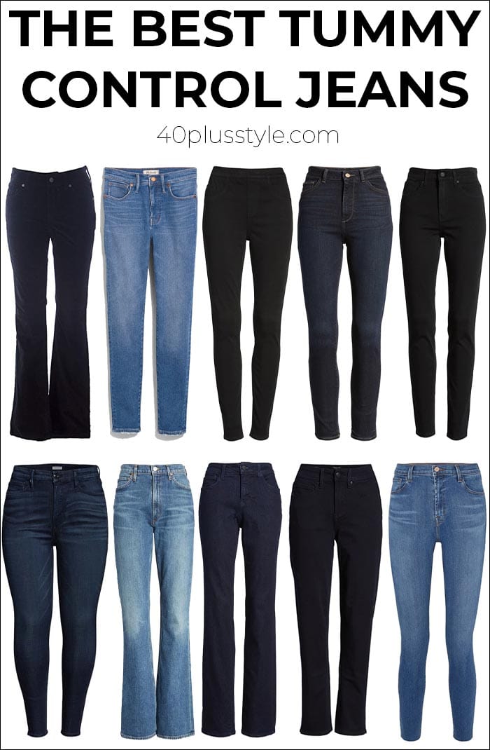 the best tummy control jeans to give you a smoother look