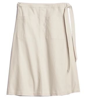 Gap patch pocket wrap skirt | 40plusstyle.com