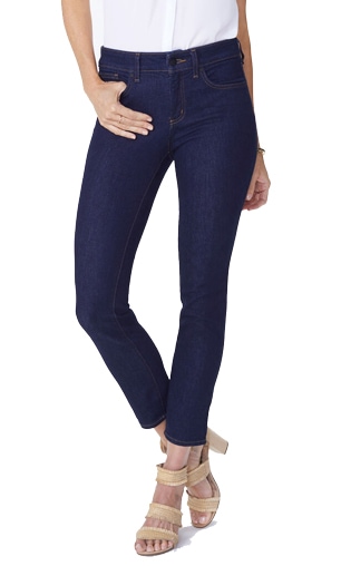 NYDJ 'Alina' skinny jeans | 40plusstyle.com