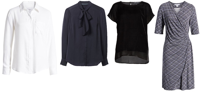 Blouses/dress to wear with jeans to work | 40plusstyle.com