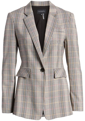 1.State plaid blazer | 40plusstyle.com