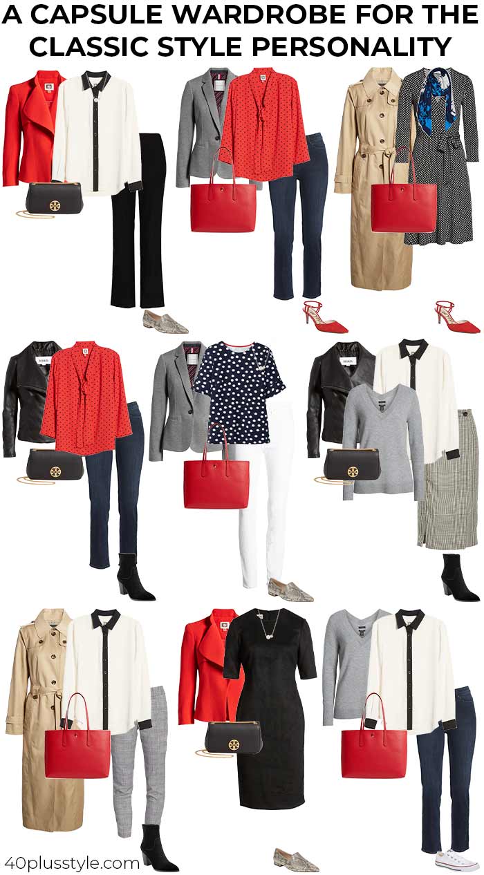 Classic style personality - A style guide and capsule wardrobe