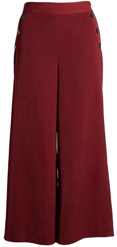 Halogen wide leg crop pants | 40plusstyle.com