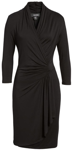 Karen Kane wrap dress | 40plusstyle.com