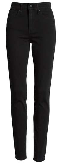 Levi’s high waist skinny jeans | 40plusstyle.com