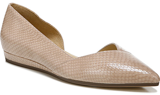 Naturalizer Kristin Half d'Orsay Flat | 40plusstyle.com