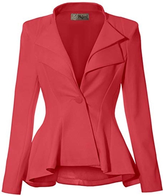 peplum blazer styles | 40plusstyle.com