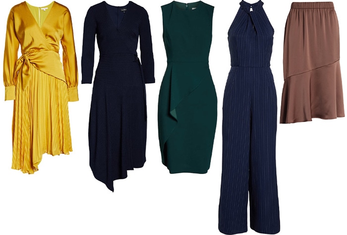 Dresses, skirt and jumpsuit for rectangle body shape | 40plusstyle.com