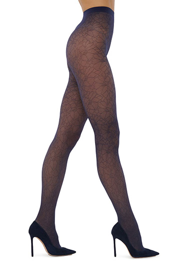 Wolford Floral Lace Tights | 40plusstyle.com