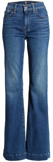 7 For All Mankind wide leg jeans | 40plusstyle.com