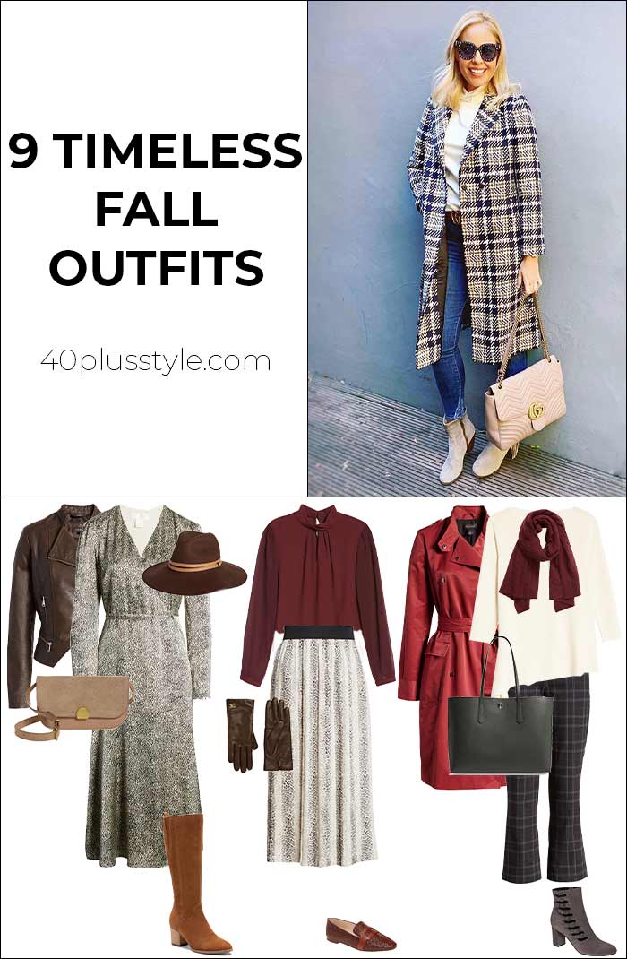 9 totally timeless fall outfits | 40plusstyle.com