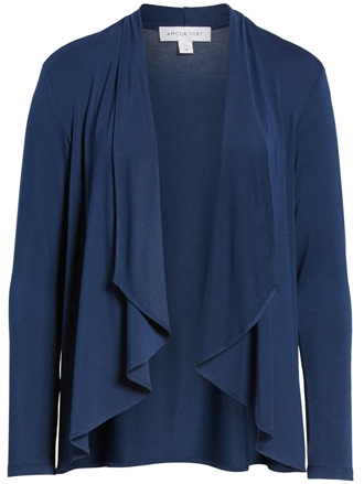 Amour Vert drape cardigan | 40plusstyle.com