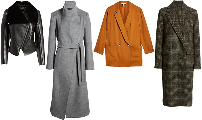 Coats and jackets for the rectangular body | 40plusstyle.com