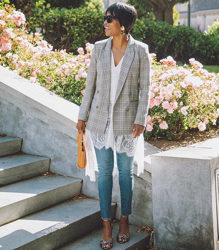 Top 43+ imagen blazer woman outfit - Abzlocal.mx