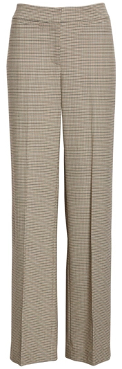 Nordstrom Signature check wide leg trousers | 40plusstyle.com