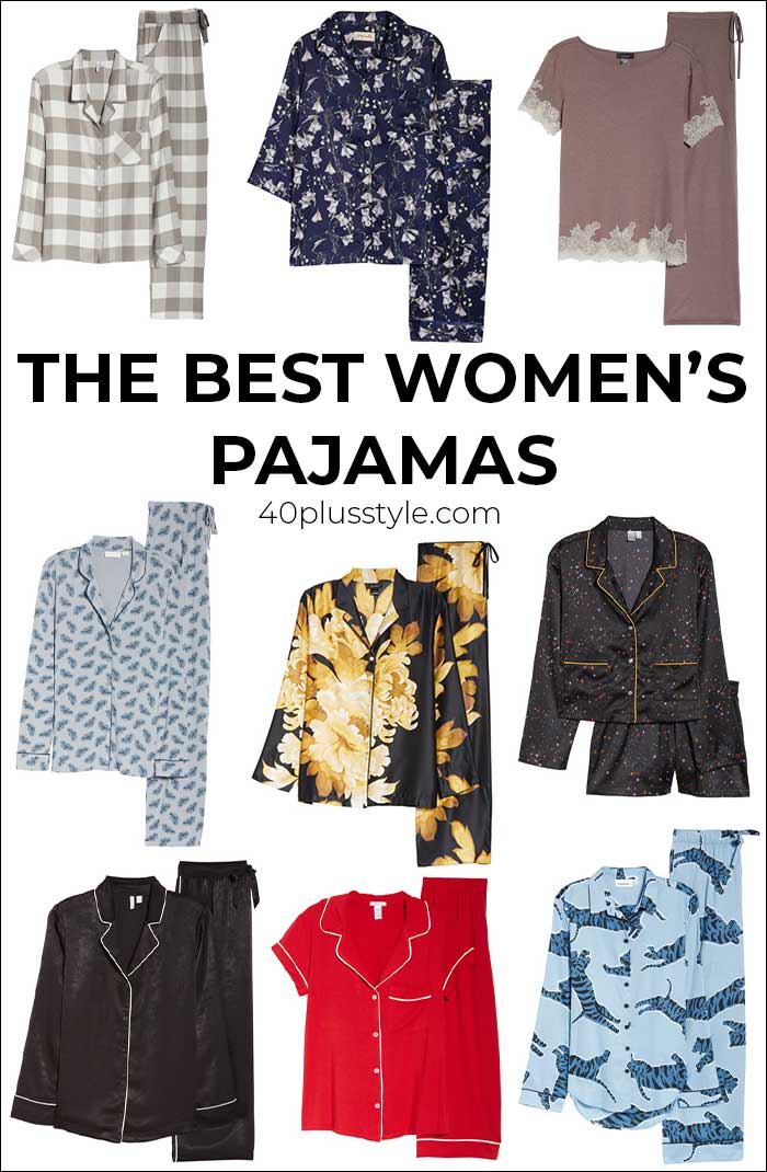 best pajamas for women over 40 | 40plusstyle.com