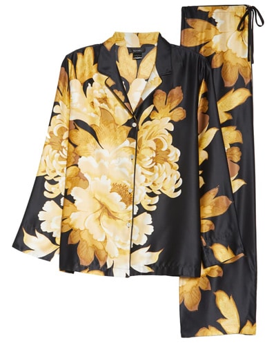 Natori satin pajamas | 40plusstyle.com