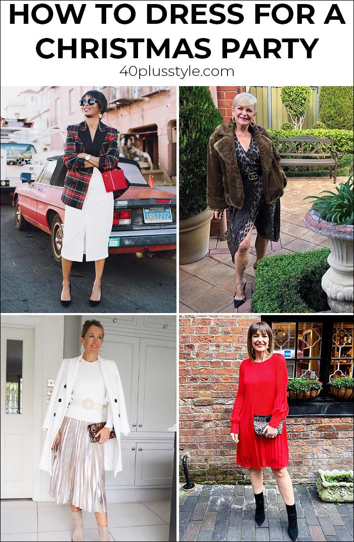 How to dress for a Christmas party | 40plusstyle.com